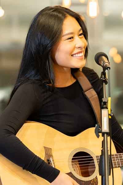 Musicians playing and learning together