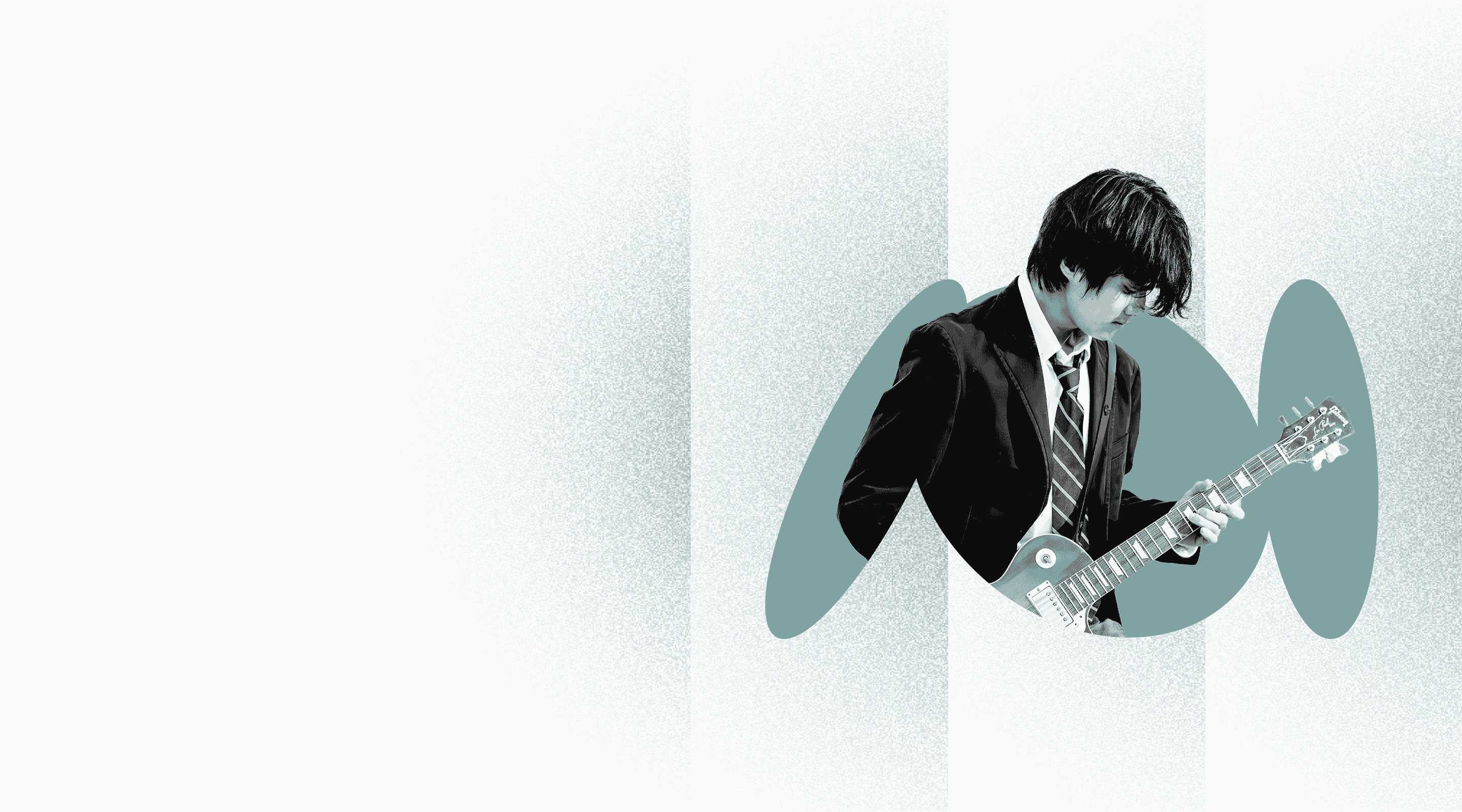 Guitar lesson in progress